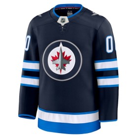Maillot de Hockey Winnipeg Jets Personnaliser Fanatics Premium 2024-25 Navy Domicile - Homme